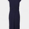 Peignoir Anna Field STRAIGHT V NECK DETAILING MINI Shift Bleu Foncé Femme | KYY-6640264